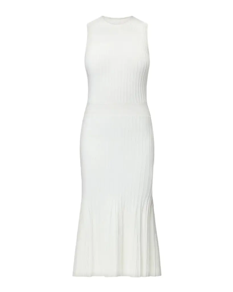 Hervé Léger The Lauren Rib-Knit Midi Dress | Image 1 Hervé Léger The Lauren Rib-Knit Midi Dress | Image 1