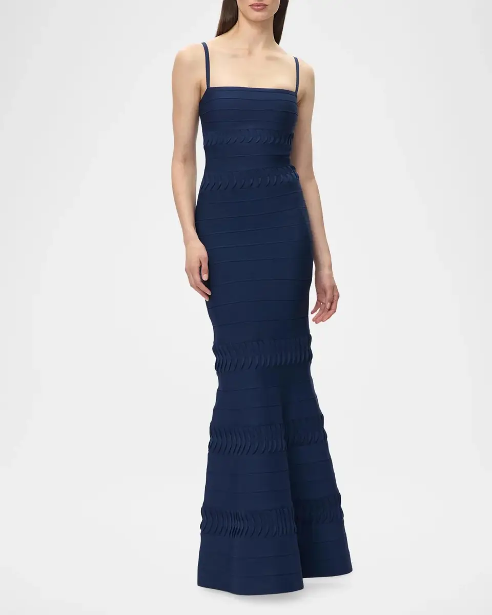 Hervé Léger The Caitlin Mermaid-Hem Bandage Gown | Thumbnail 2 Hervé Léger The Caitlin Mermaid-Hem Bandage Gown | Thumbnail 2