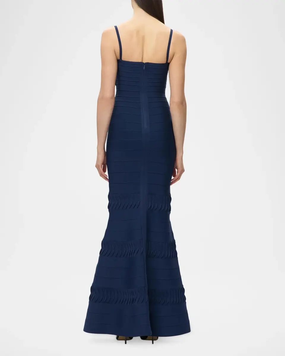 Hervé Léger The Caitlin Mermaid-Hem Bandage Gown | Thumbnail 3 Hervé Léger The Caitlin Mermaid-Hem Bandage Gown | Thumbnail 3