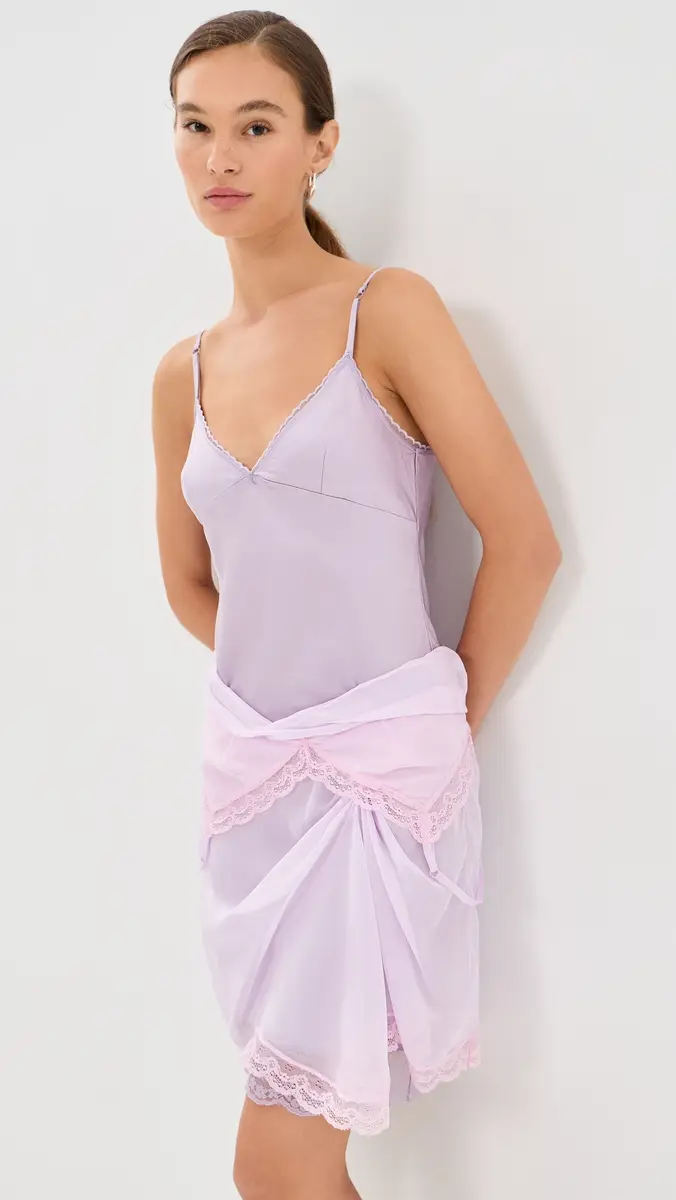 Marc Jacobs Layered Satin Slip Dress | Thumbnail 2 Marc Jacobs Layered Satin Slip Dress | Thumbnail 2