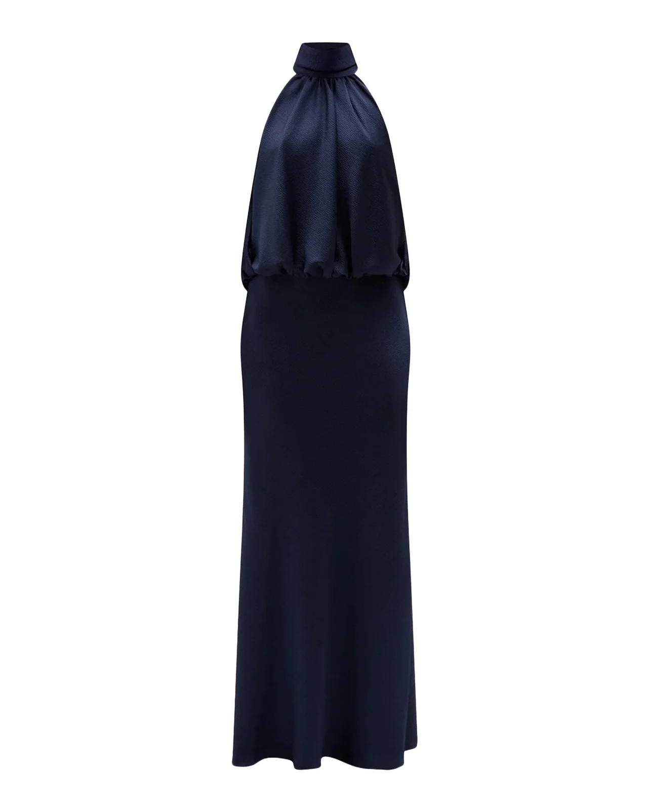 Blouson Halter Gown
