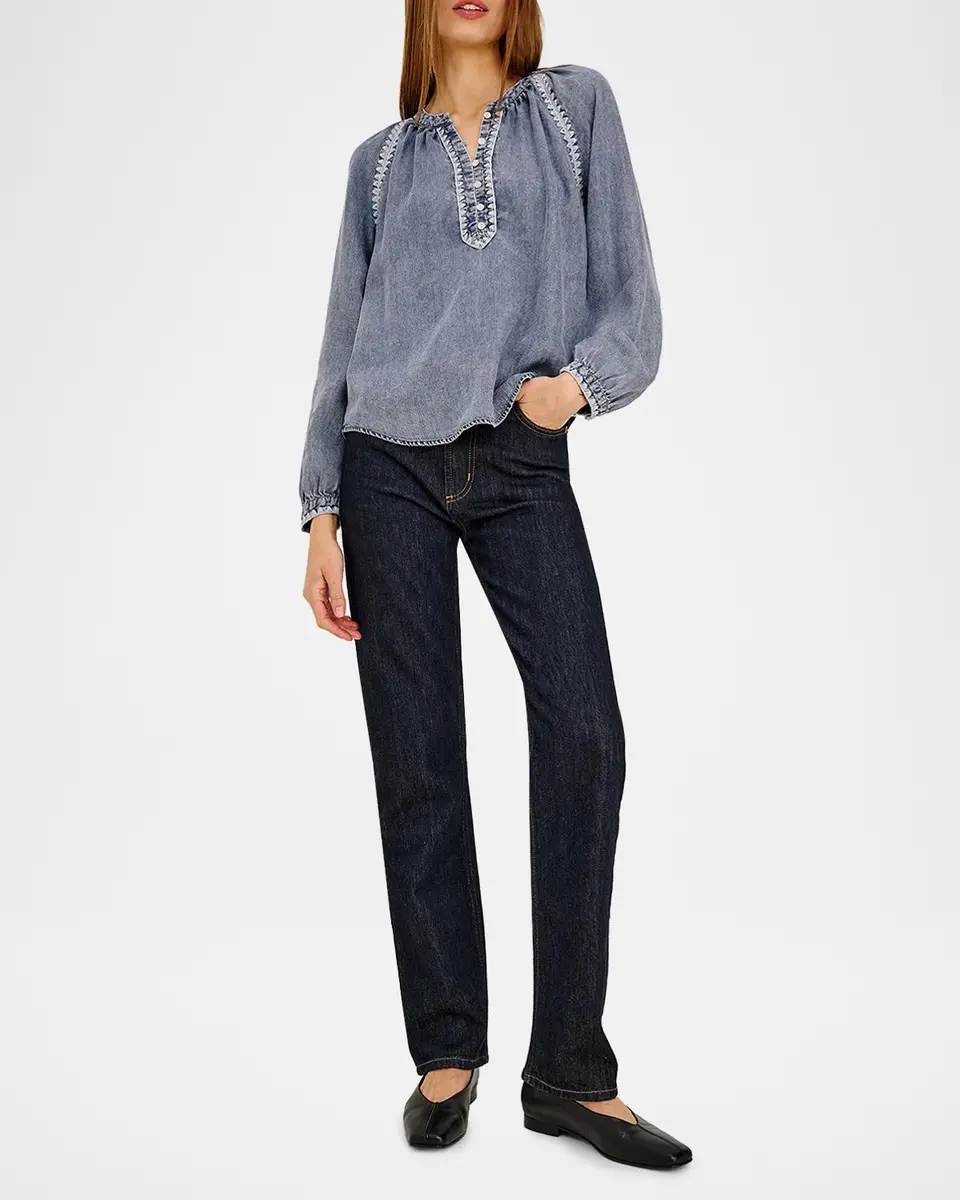 RAILS Tali Embroidered Raglan-Sleeve Top | Thumbnail 2 RAILS Tali Embroidered Raglan-Sleeve Top | Thumbnail 2