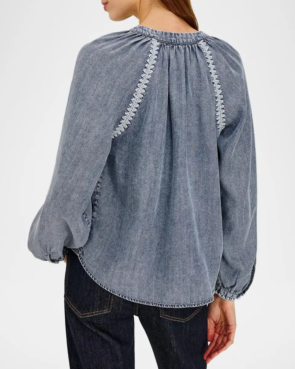 RAILS Tali Embroidered Raglan-Sleeve Top | Thumbnail 3 RAILS Tali Embroidered Raglan-Sleeve Top | Thumbnail 3