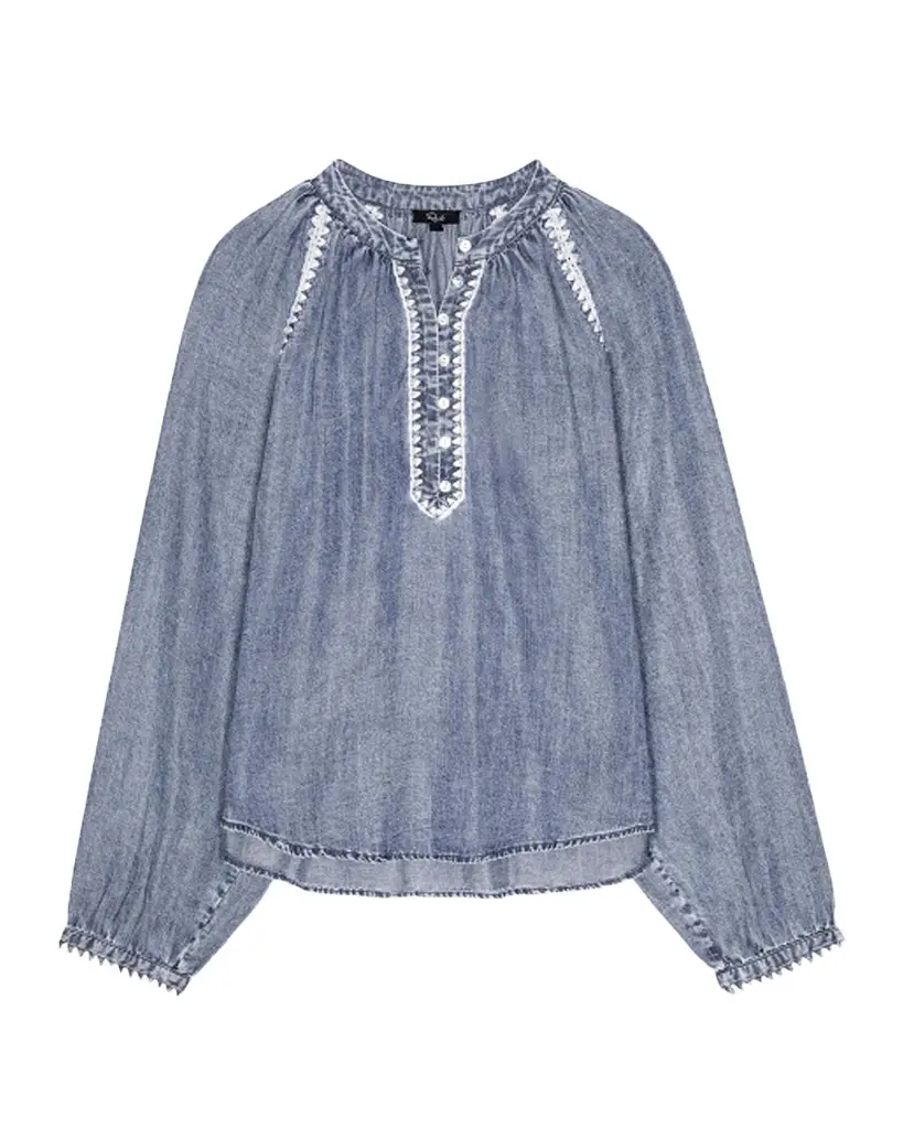 RAILS Tali Embroidered Raglan-Sleeve Top | Image 1 RAILS Tali Embroidered Raglan-Sleeve Top | Image 1
