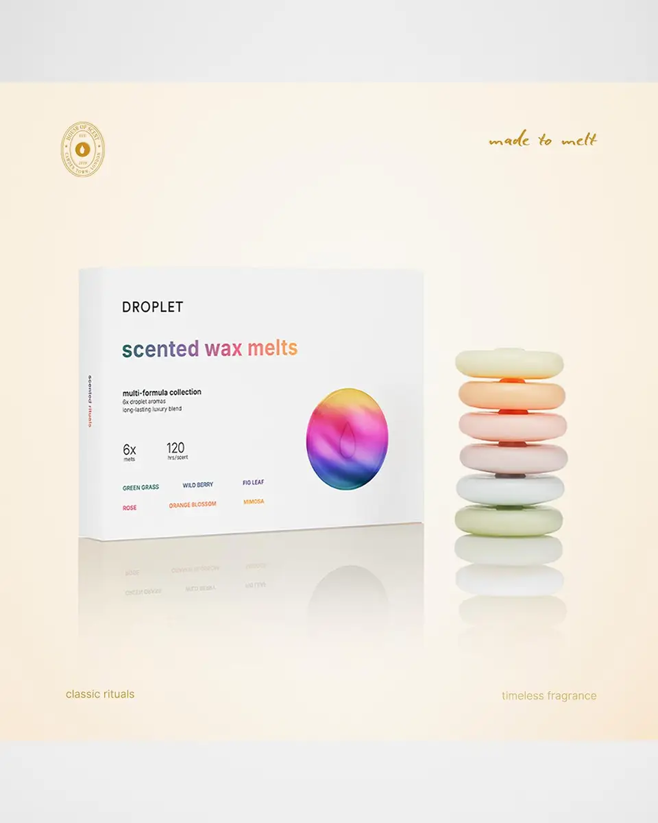 Droplet 6-Piece Scented Wax Melts Set | Thumbnail 5