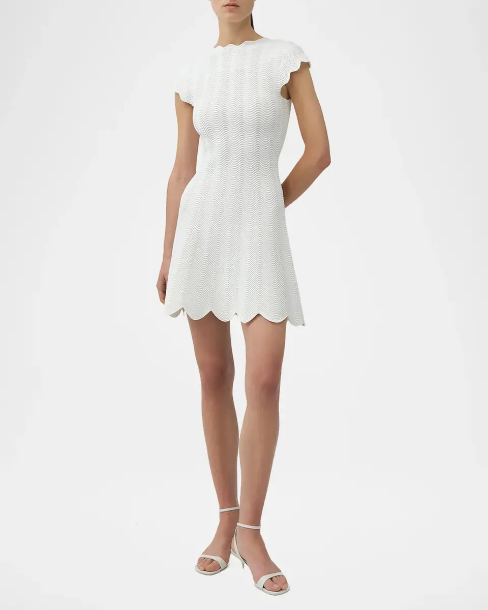 Simkhai Evalynn Wavy Knit Mini Dress | Thumbnail 2 Simkhai Evalynn Wavy Knit Mini Dress | Thumbnail 2