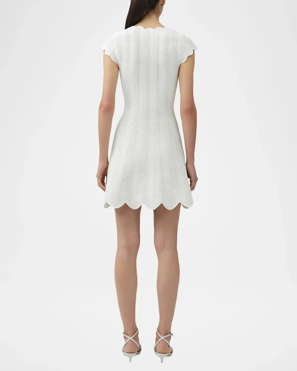 Simkhai Evalynn Wavy Knit Mini Dress | Thumbnail 3 Simkhai Evalynn Wavy Knit Mini Dress | Thumbnail 3