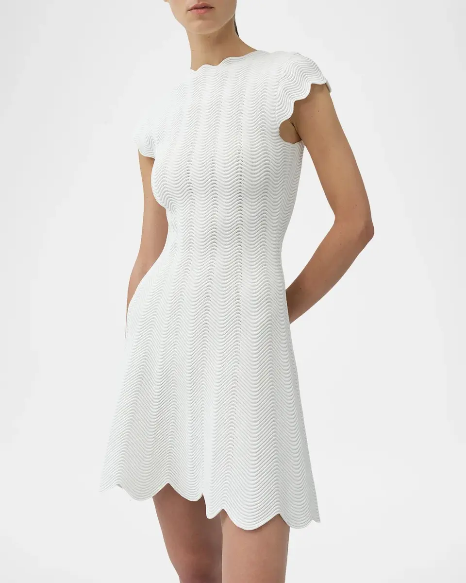 Simkhai Evalynn Wavy Knit Mini Dress | Thumbnail 5 Simkhai Evalynn Wavy Knit Mini Dress | Thumbnail 5