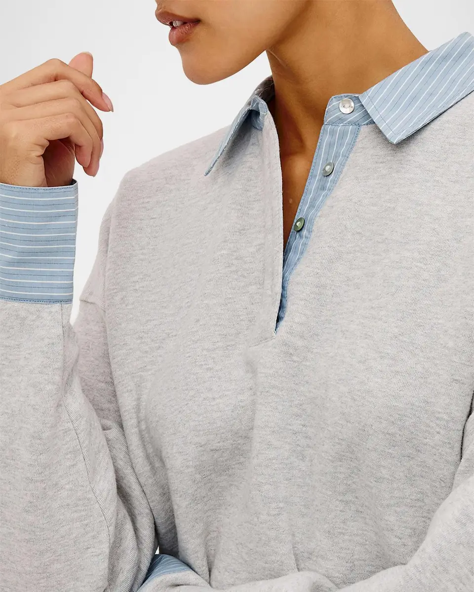RAILS Zavier Cotton Layered Sweatshirt | Thumbnail 5 RAILS Zavier Cotton Layered Sweatshirt | Thumbnail 5