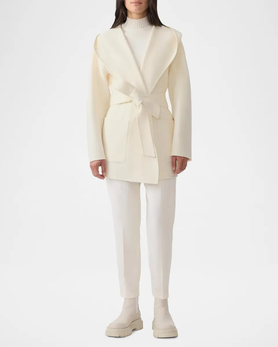 Mackage Paya Double-Face Wool Wrap Coat | Thumbnail 2