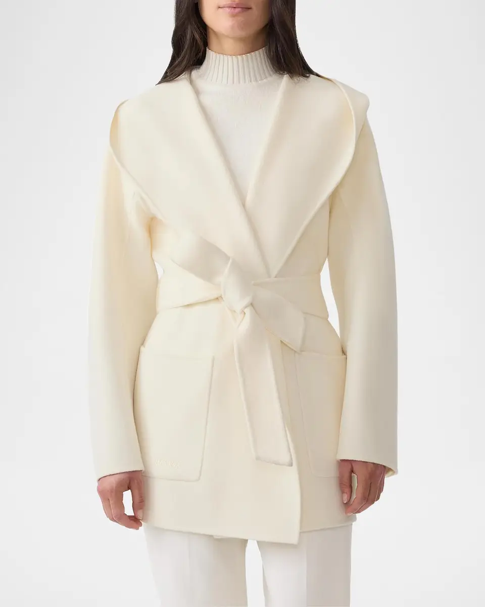Mackage Paya Double-Face Wool Wrap Coat | Thumbnail 4