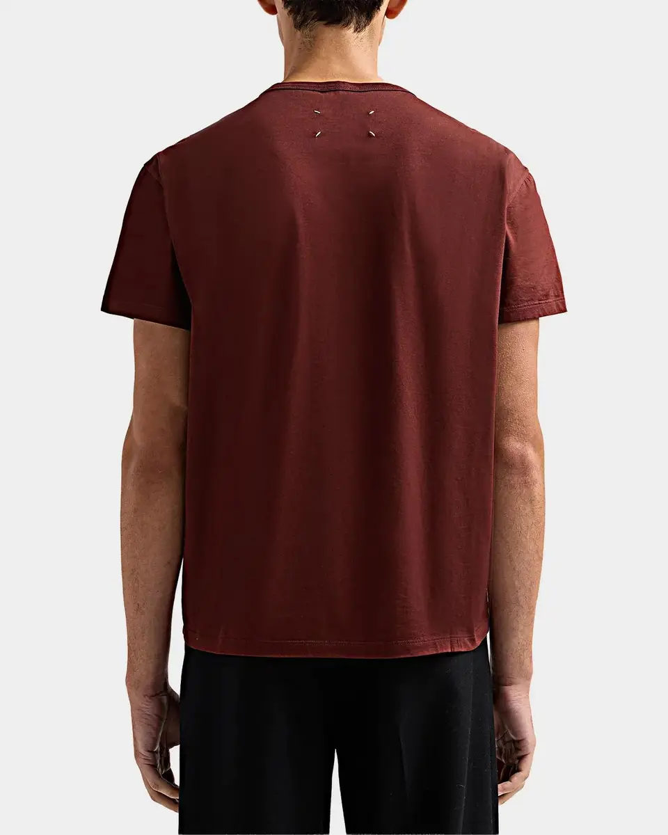 Maison Margiela Logo Regular-Fit Cotton Crewneck T-Shirt | Thumbnail 3 Maison Margiela Logo Regular-Fit Cotton Crewneck T-Shirt | Thumbnail 3