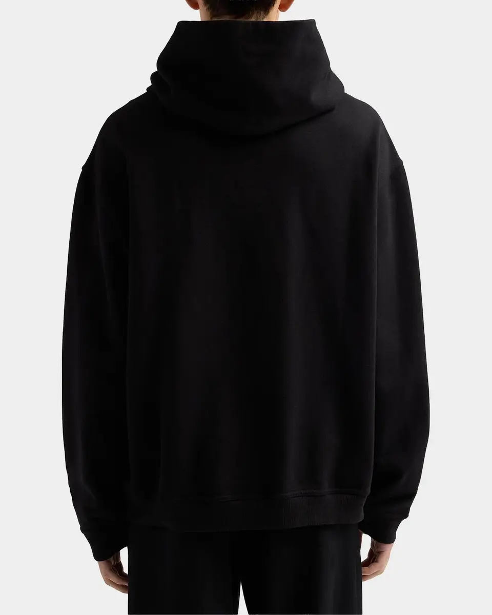 Maison Margiela Reversed Logo Cotton Hoodie | Thumbnail 3