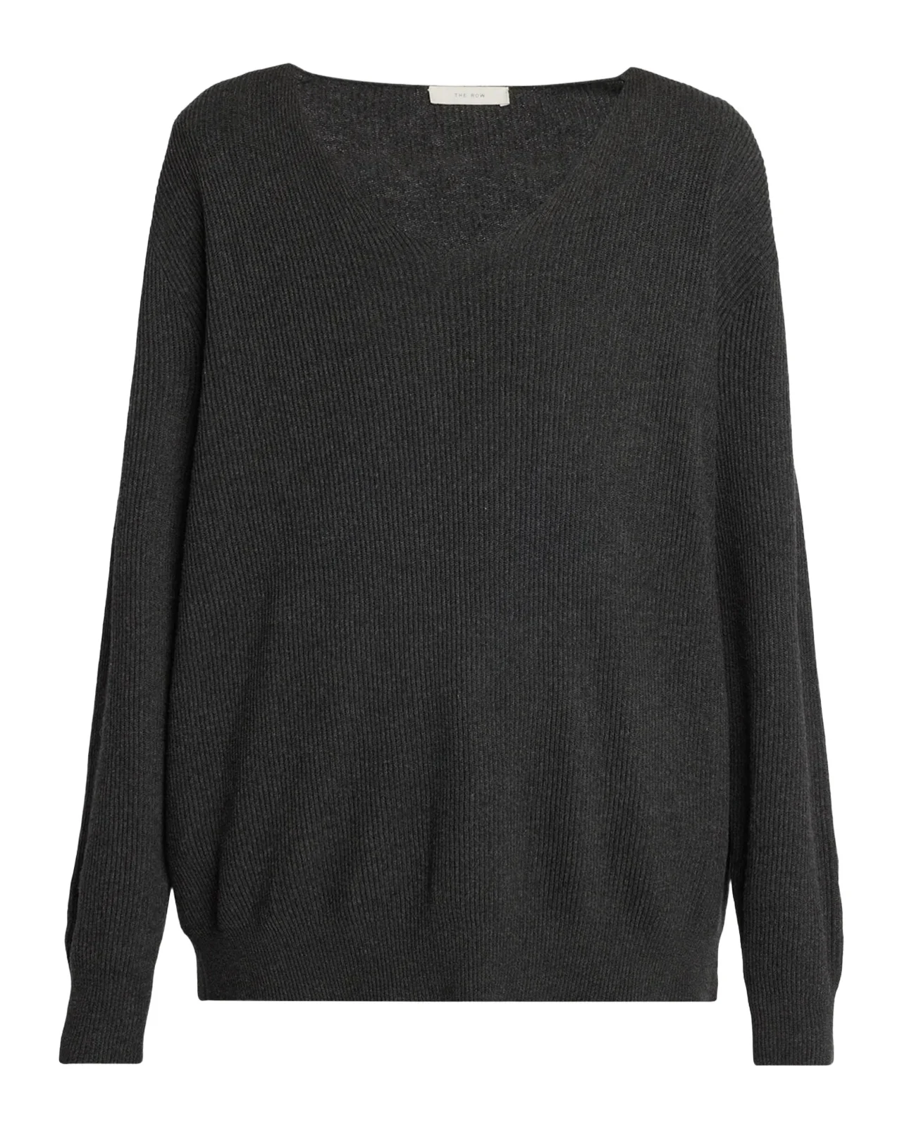 The Row Phef Cotton-Cashmere Ribbed Top
