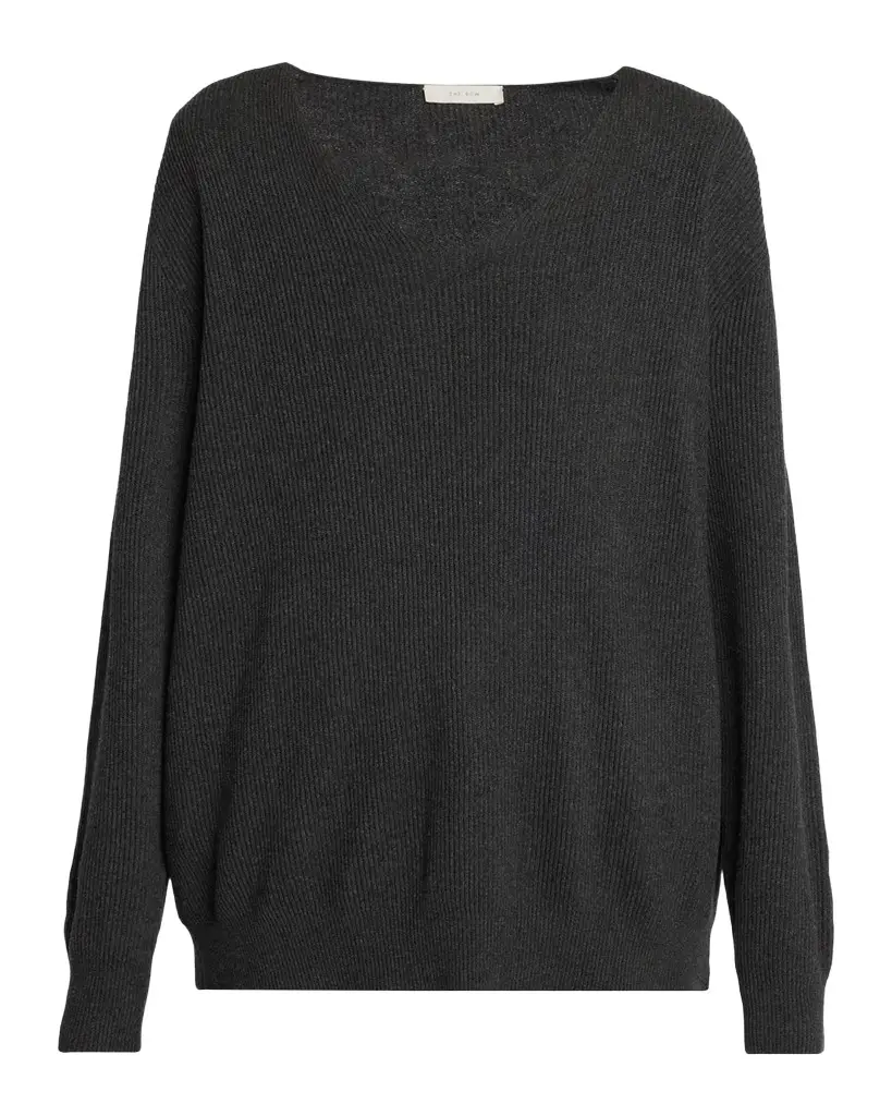 The Row Phef Cotton-Cashmere Ribbed Top | Image 1 The Row Phef Cotton-Cashmere Ribbed Top | Image 1