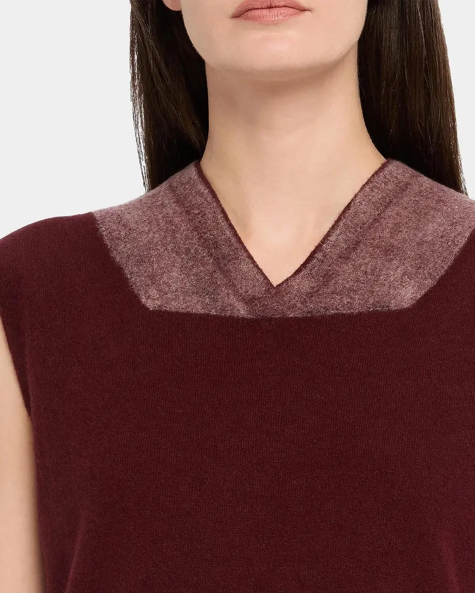 Maison Margiela Two-Tone Virgin Wool Knit Vest | Thumbnail 5