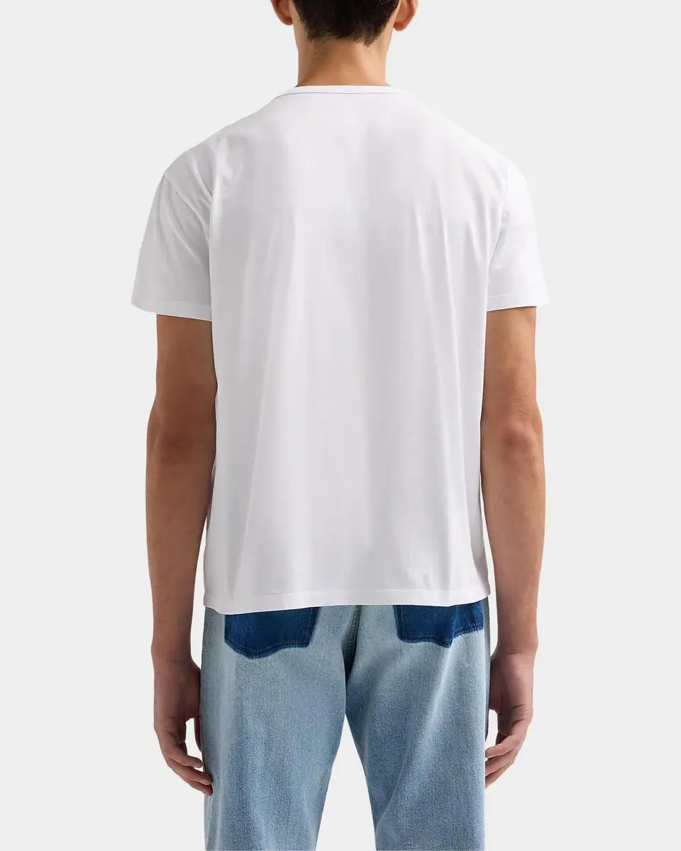 Maison Margiela Logo Regular-Fit Cotton Crewneck T-Shirt | Thumbnail 3 Maison Margiela Logo Regular-Fit Cotton Crewneck T-Shirt | Thumbnail 3