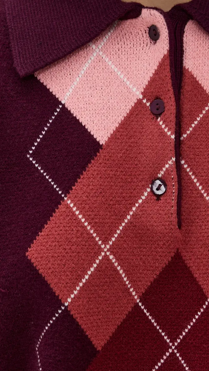 English Factory Argyle Knit Sweater | Thumbnail 6 English Factory Argyle Knit Sweater | Thumbnail 6