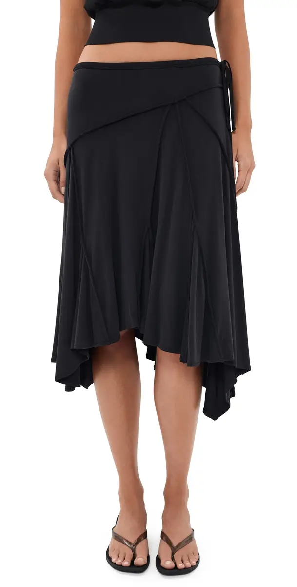 With Jean harni Skirt Black | Image 1 With Jean harni Skirt Black | Image 1