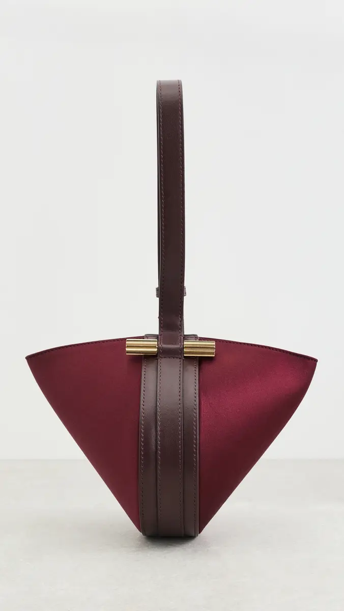 Victoria Beckham Portofino Dia Clutch Dark Burgundy One Size | Thumbnail 2 Victoria Beckham Portofino Dia Clutch Dark Burgundy One Size | Thumbnail 2