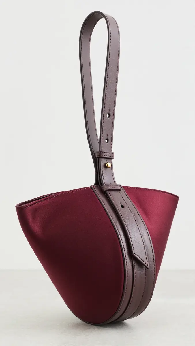 Victoria Beckham Portofino Dia Clutch Dark Burgundy One Size | Thumbnail 4 Victoria Beckham Portofino Dia Clutch Dark Burgundy One Size | Thumbnail 4