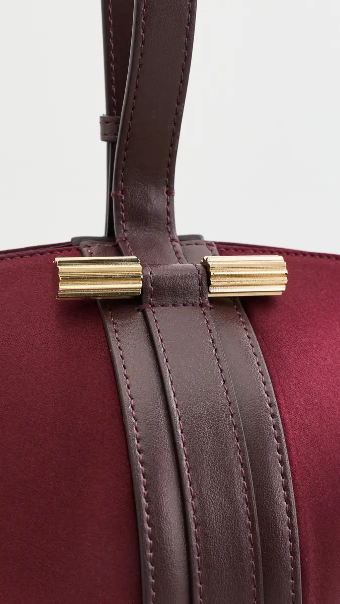 Victoria Beckham Portofino Dia Clutch Dark Burgundy One Size | Thumbnail 5 Victoria Beckham Portofino Dia Clutch Dark Burgundy One Size | Thumbnail 5