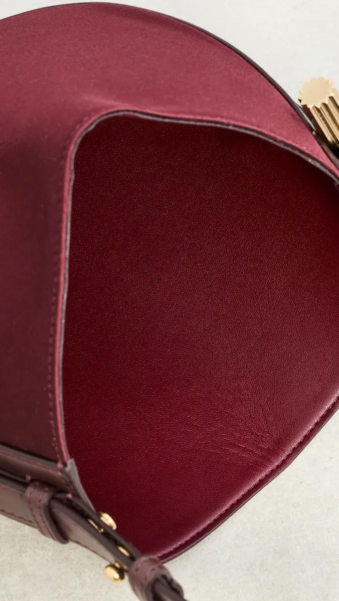 Victoria Beckham Portofino Dia Clutch Dark Burgundy One Size | Thumbnail 6 Victoria Beckham Portofino Dia Clutch Dark Burgundy One Size | Thumbnail 6
