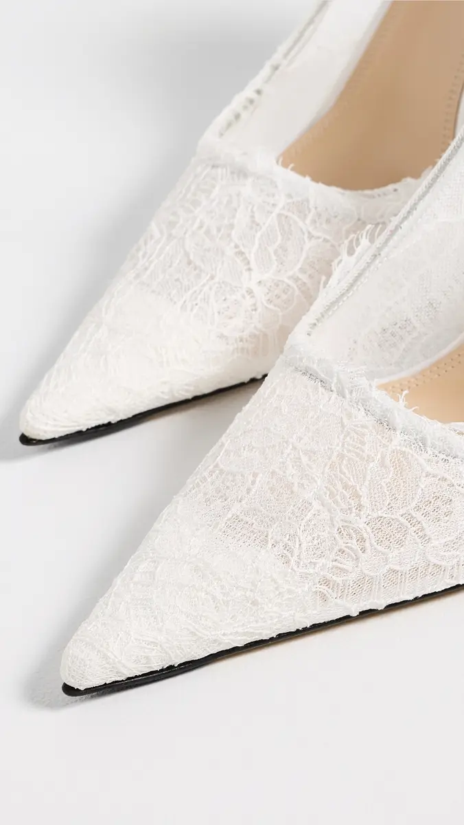Mach & Mach Devon Chantilly Lace Pumps | Thumbnail 6 Mach & Mach Devon Chantilly Lace Pumps | Thumbnail 6