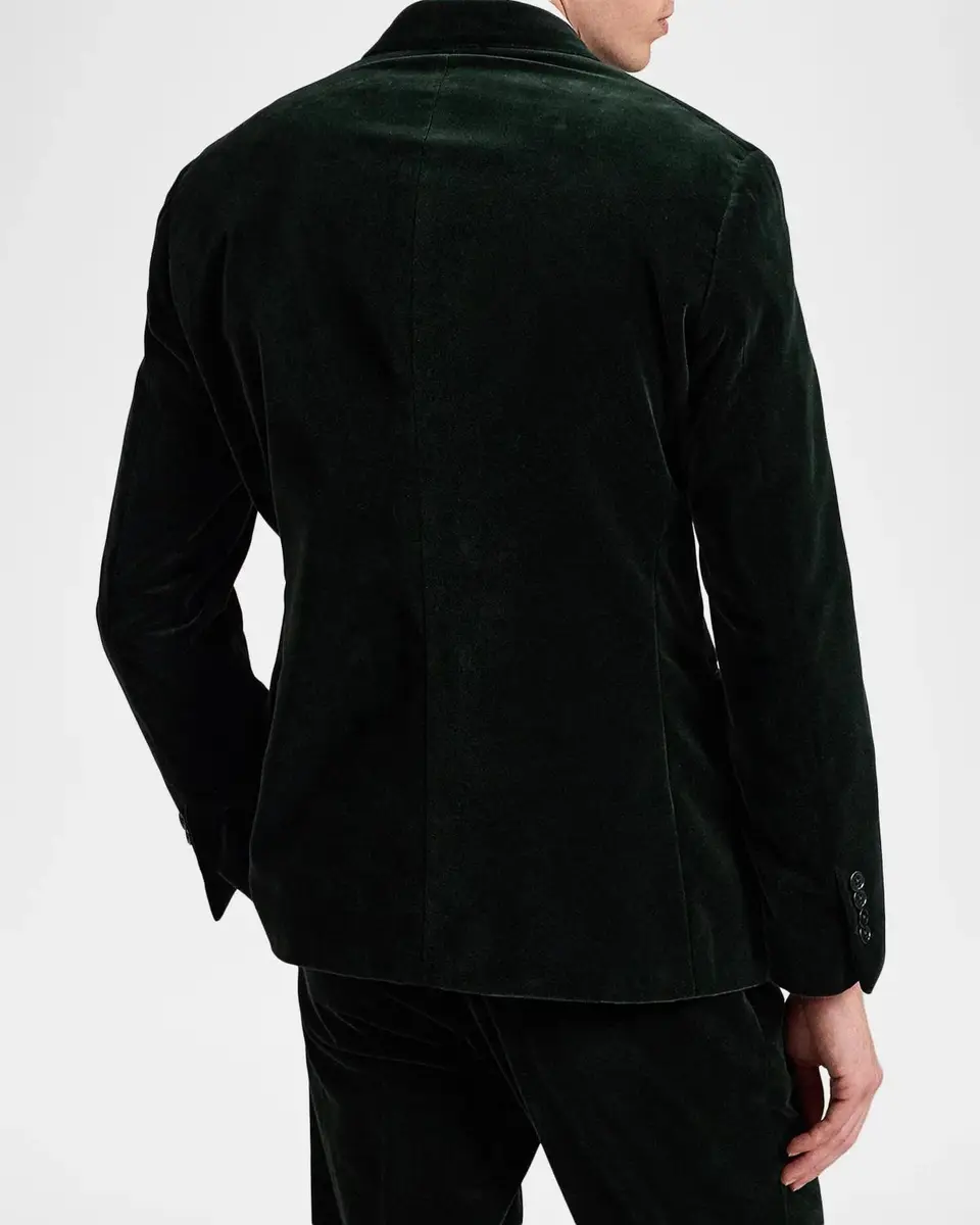 Polo Ralph Lauren Men's Cotton Velvet Double-Breasted Dinner Jacket | Thumbnail 3 Polo Ralph Lauren Men's Cotton Velvet Double-Breasted Dinner Jacket | Thumbnail 3