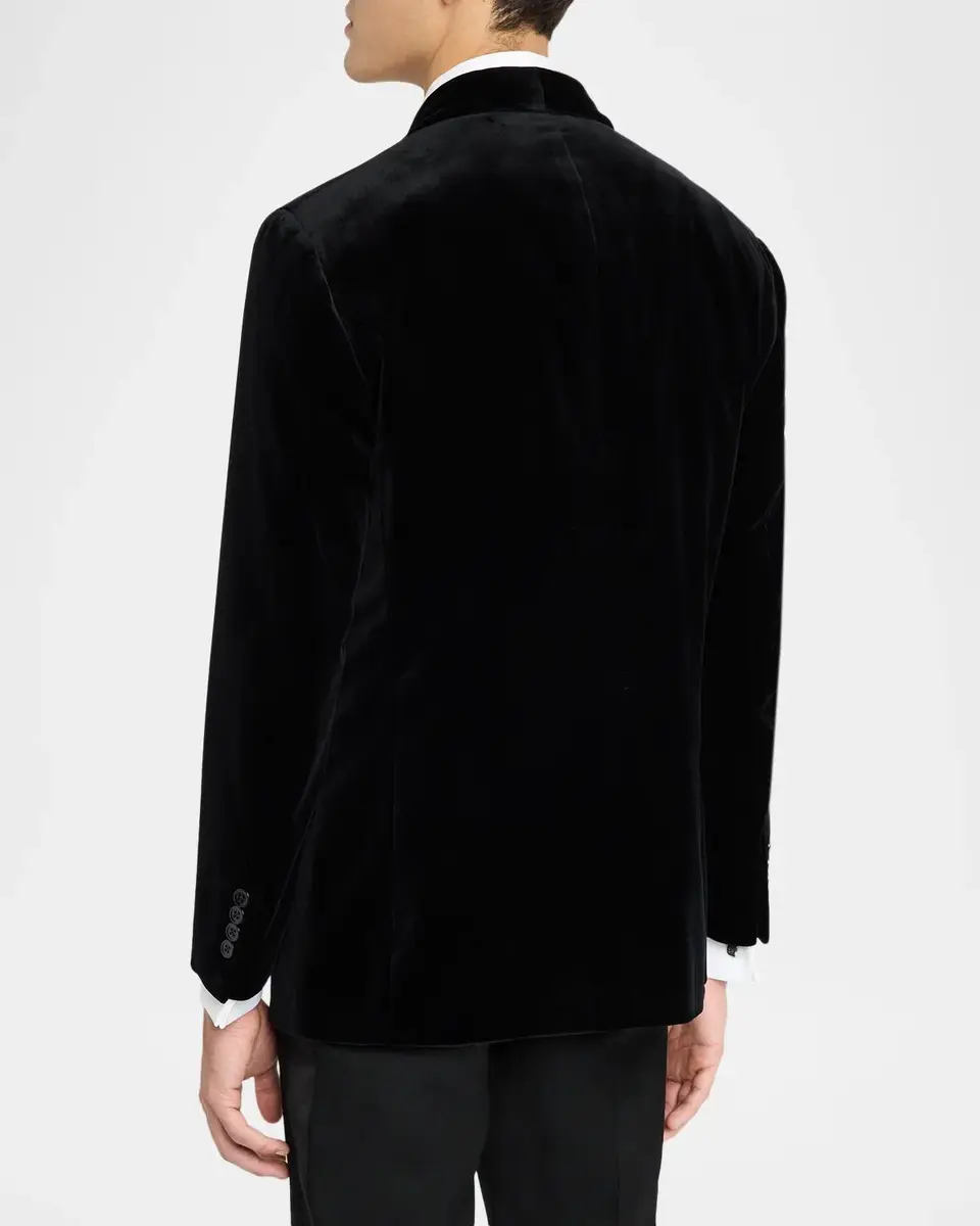 Polo Ralph Lauren Men's Cotton Velvet Single-Breasted Dinner Jacket | Thumbnail 3 Polo Ralph Lauren Men's Cotton Velvet Single-Breasted Dinner Jacket | Thumbnail 3