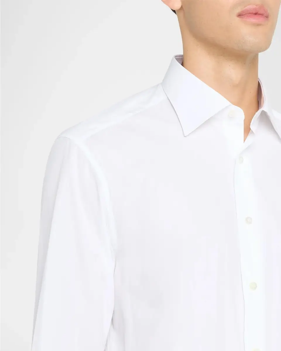 Stefano Ricci Men's Cotton French-Cuff Dress Shirt | Thumbnail 5