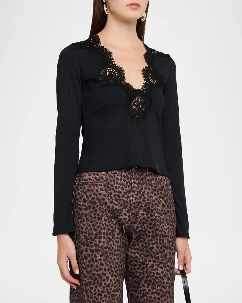 Generation Love Lady Lace Combo Top | Thumbnail 4 Generation Love Lady Lace Combo Top | Thumbnail 4