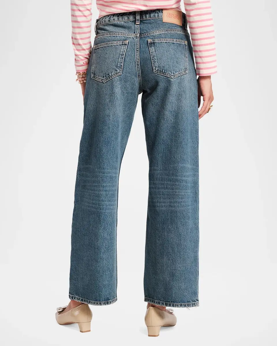 Frances Valentine Jessie Cropped Straight-Leg Jeans | Thumbnail 2 Frances Valentine Jessie Cropped Straight-Leg Jeans | Thumbnail 2