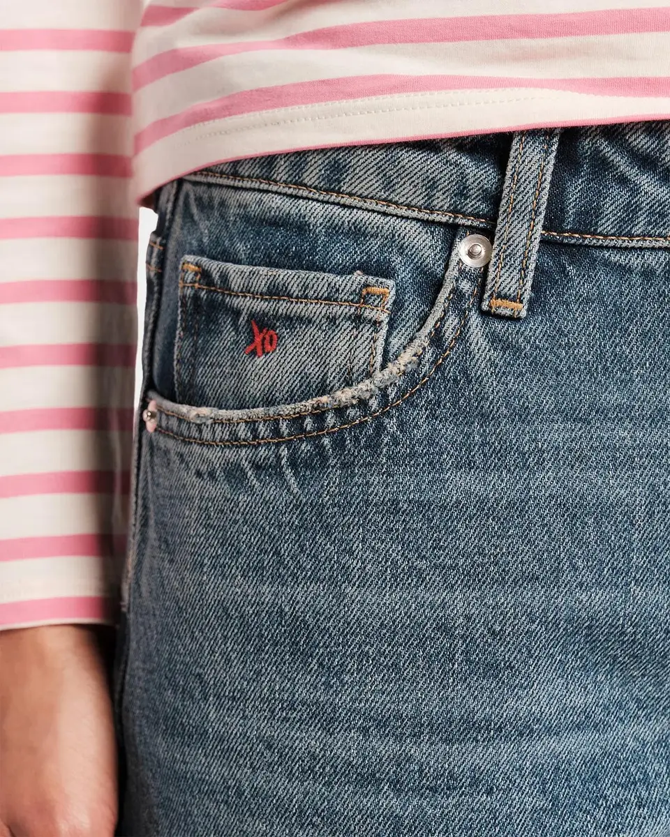 Frances Valentine Jessie Cropped Straight-Leg Jeans | Thumbnail 4 Frances Valentine Jessie Cropped Straight-Leg Jeans | Thumbnail 4