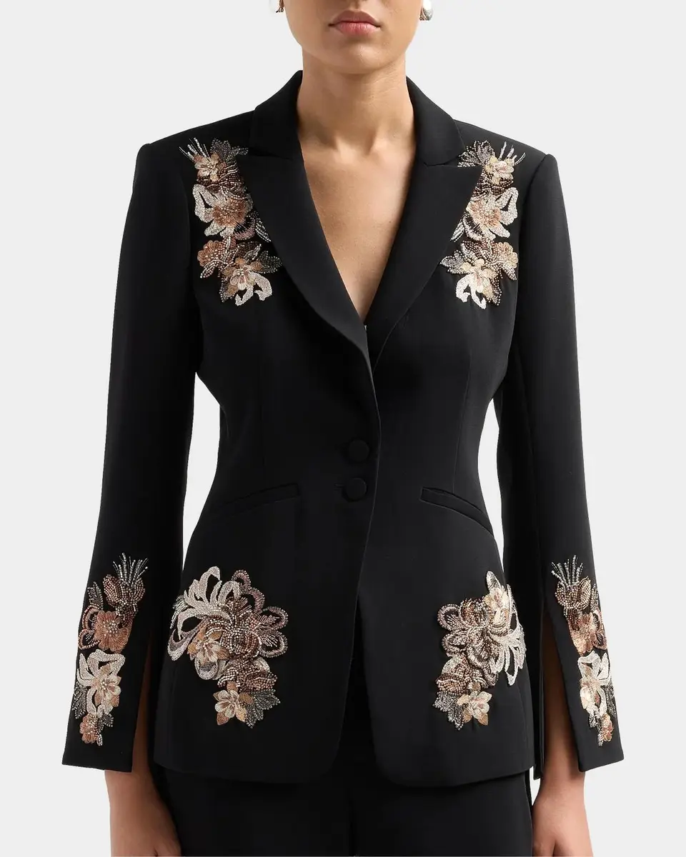 Cinq à Sept Isby Floral Border Blazer | Thumbnail 4 Cinq à Sept Isby Floral Border Blazer | Thumbnail 4