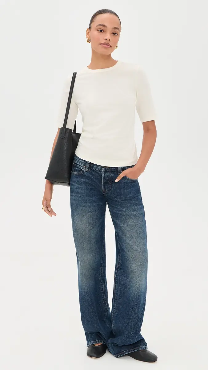 Pistola Melika Quarter Sleeve Crew Neck Tee | Thumbnail 5 Pistola Melika Quarter Sleeve Crew Neck Tee | Thumbnail 5