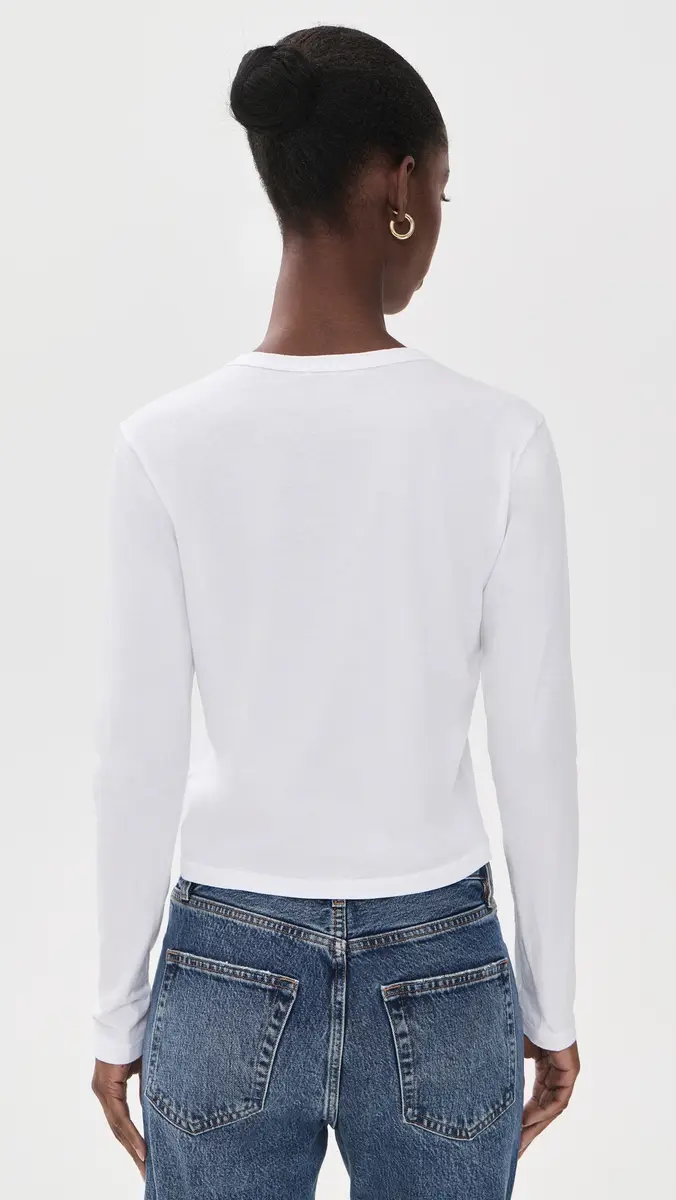 James Perse Shrunken Crew Neck Tee | Thumbnail 3 James Perse Shrunken Crew Neck Tee | Thumbnail 3