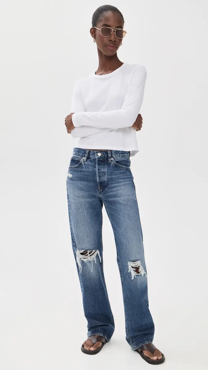 James Perse Shrunken Crew Neck Tee | Thumbnail 5 James Perse Shrunken Crew Neck Tee | Thumbnail 5