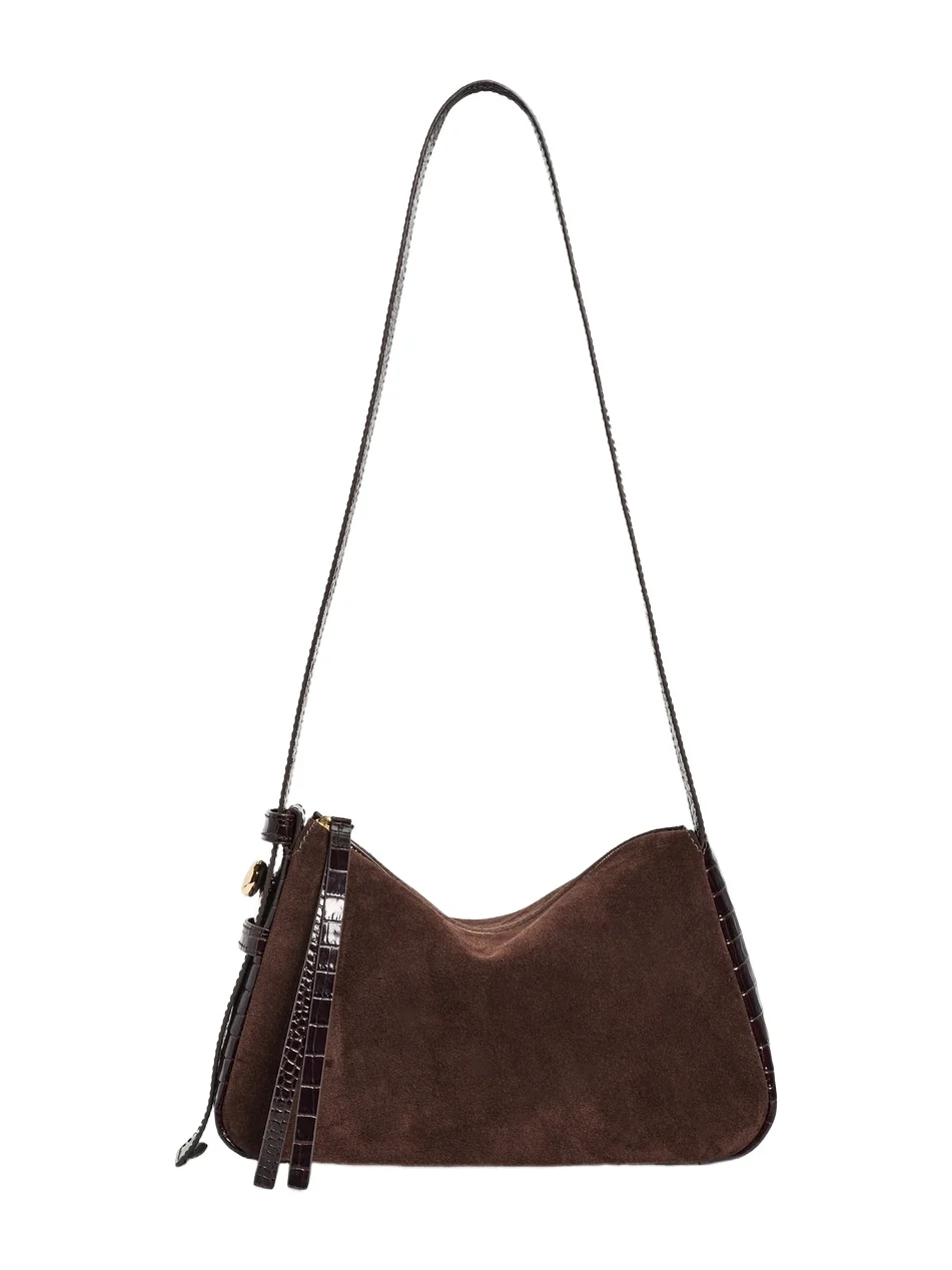 Romy Suede Small Shoulder Bag Romy Suede Small Shoulder Bag