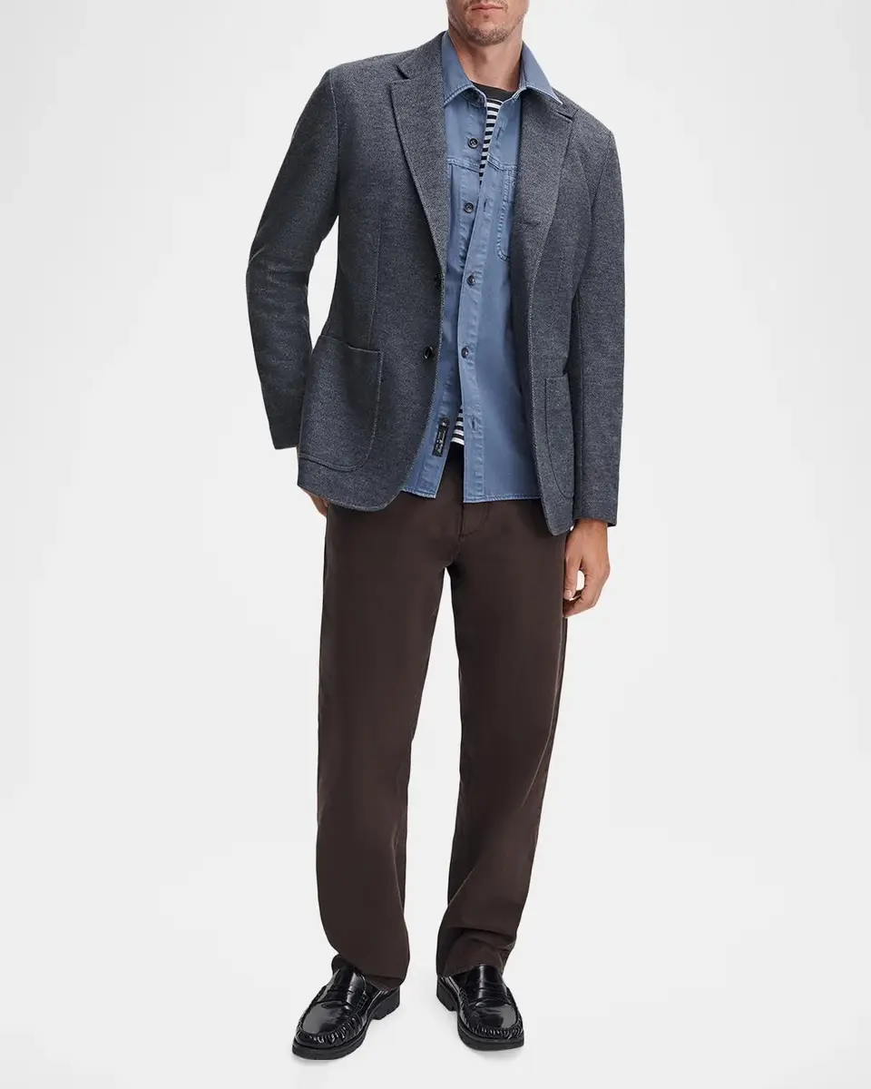 rag & bone Men's Overdyed Cotton Workwear Shirt | Thumbnail 2 rag & bone Men's Overdyed Cotton Workwear Shirt | Thumbnail 2
