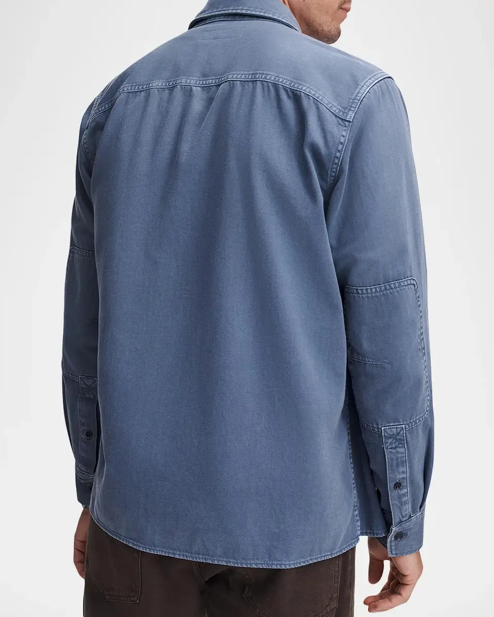 rag & bone Men's Overdyed Cotton Workwear Shirt | Thumbnail 3 rag & bone Men's Overdyed Cotton Workwear Shirt | Thumbnail 3