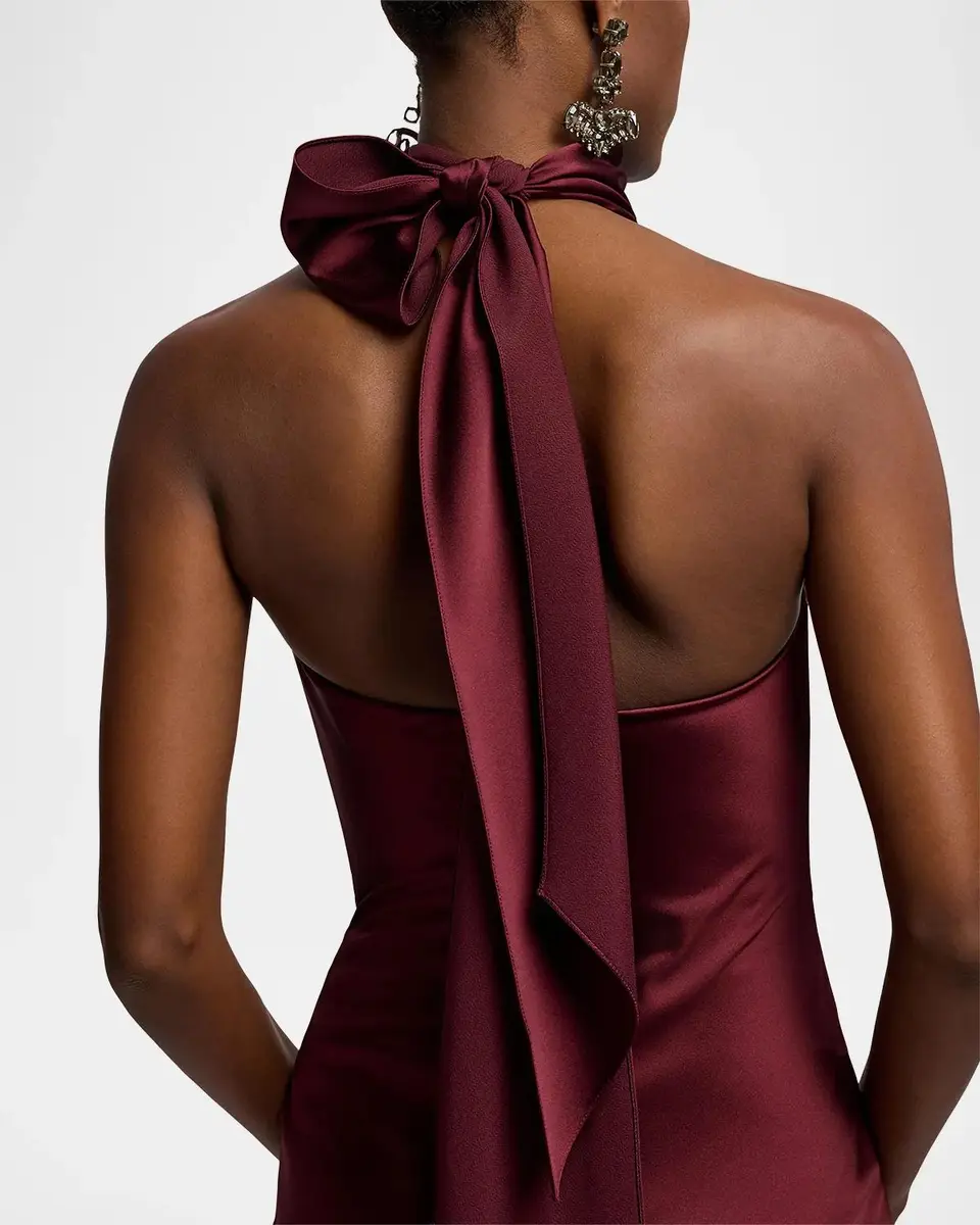 Ralph Lauren Collection Chilton Satin Evening Dress | Thumbnail 5 Ralph Lauren Collection Chilton Satin Evening Dress | Thumbnail 5
