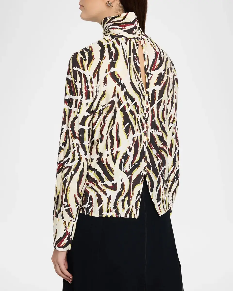 Proenza Schouler White Label Ansel Printed Top | Thumbnail 3 Proenza Schouler White Label Ansel Printed Top | Thumbnail 3