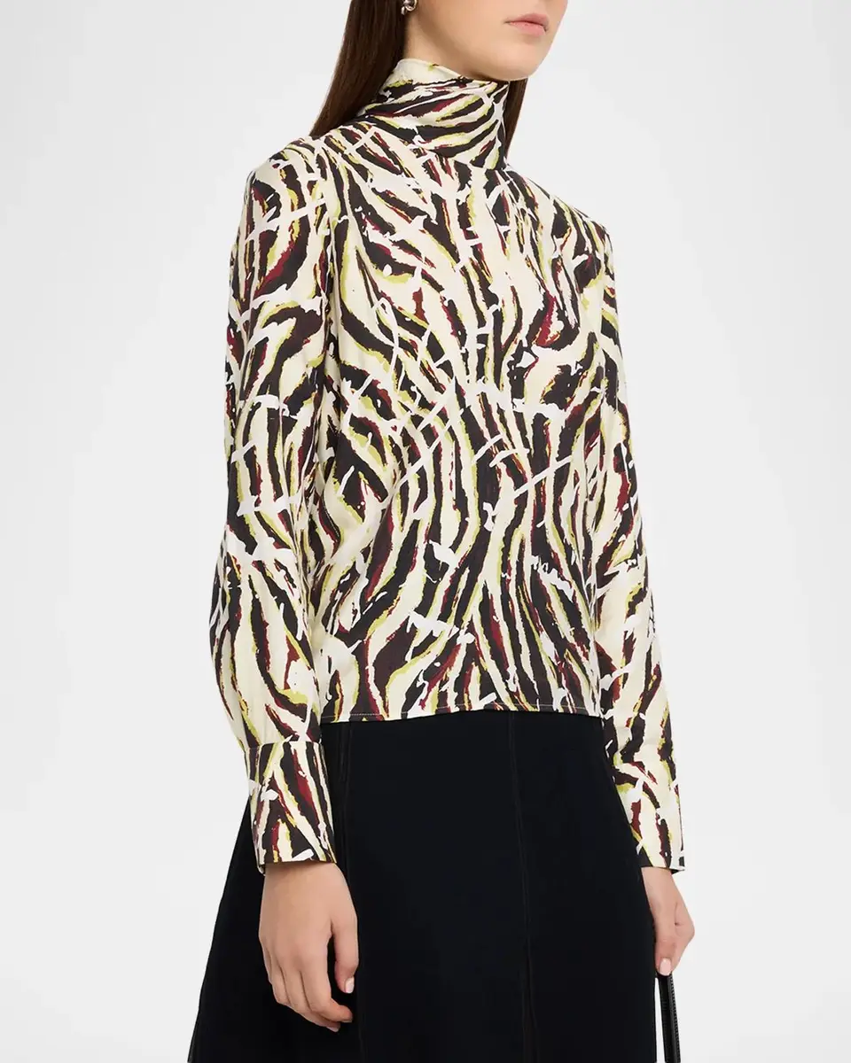 Proenza Schouler White Label Ansel Printed Top | Thumbnail 4 Proenza Schouler White Label Ansel Printed Top | Thumbnail 4