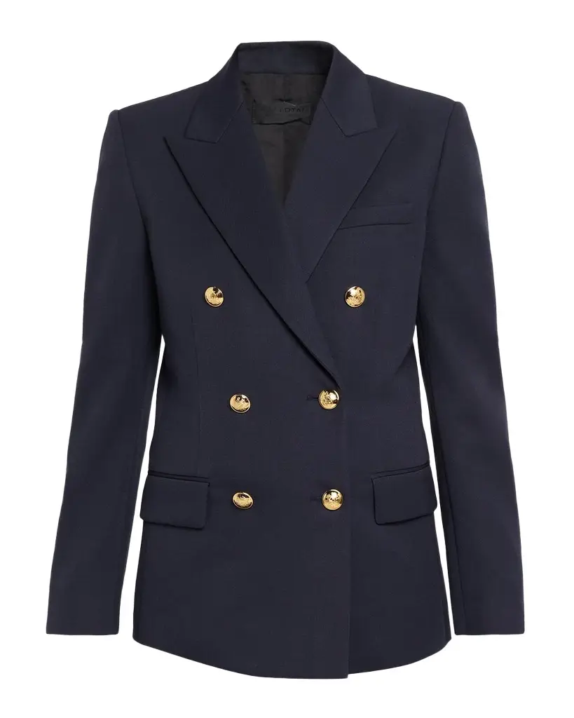 Nili Lotan Bruni Virgin Wool Double-Breasted Blazer | Image 1 Nili Lotan Bruni Virgin Wool Double-Breasted Blazer | Image 1