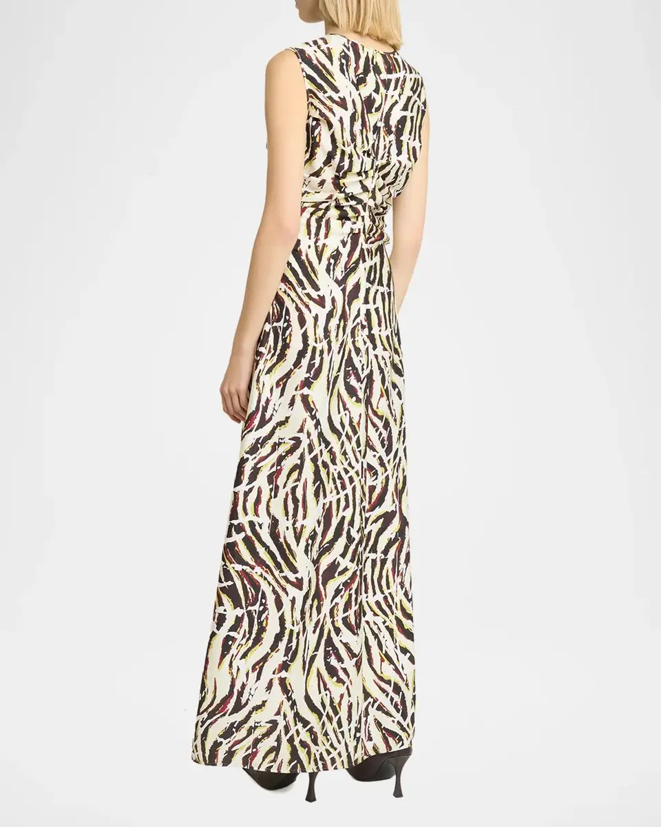 Proenza Schouler White Label Clem Ruched Maxi Dress | Thumbnail 3
