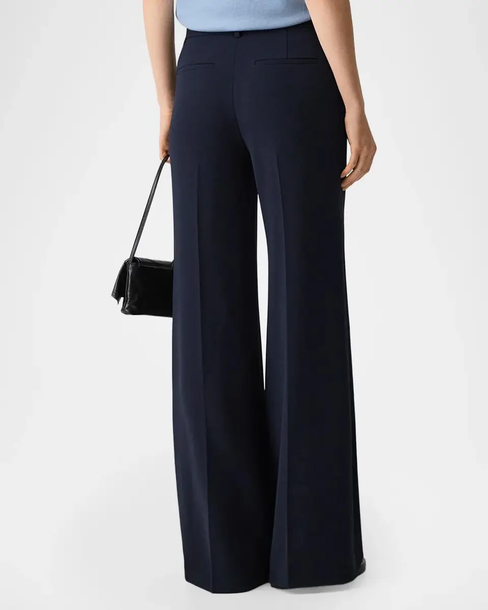Theory Admiral Crepe Wide-Leg Flare Pants | Thumbnail 3