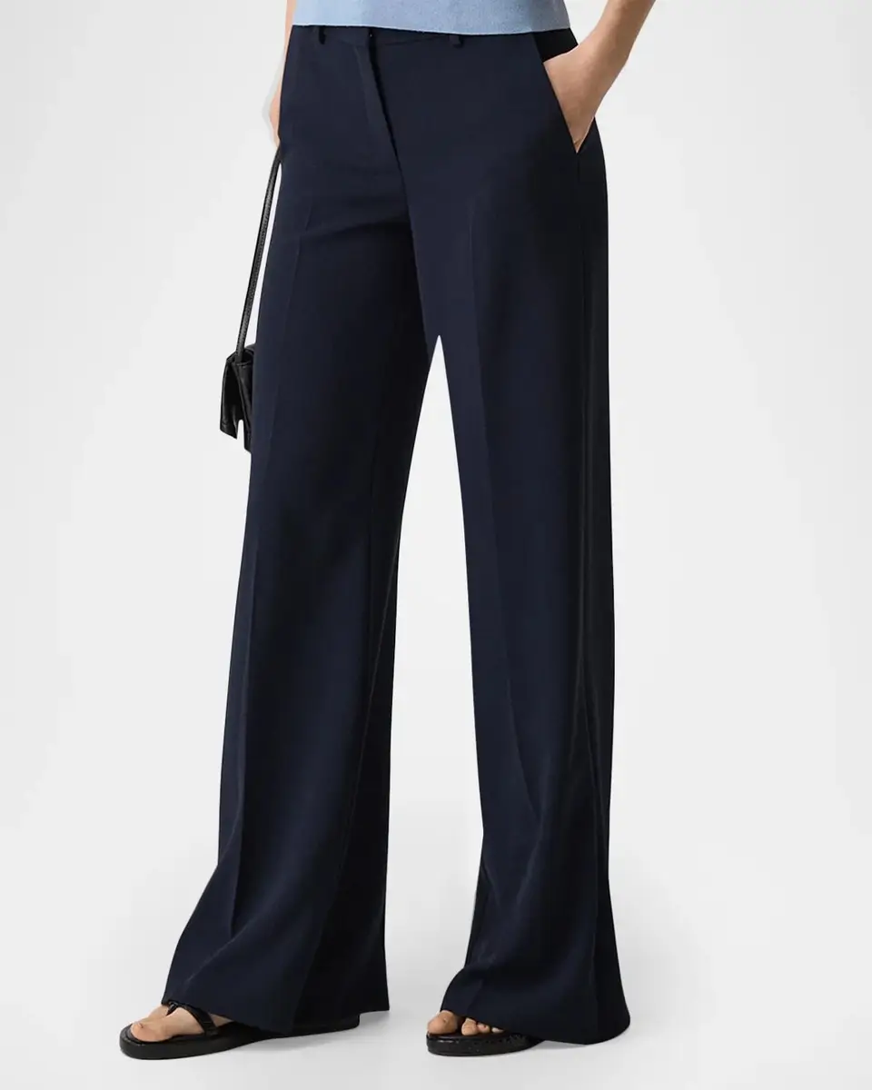 Theory Admiral Crepe Wide-Leg Flare Pants | Thumbnail 5