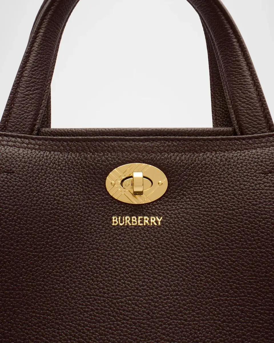 Burberry Cotswolds Small Leather & Check Tote Bag | Thumbnail 6 Burberry Cotswolds Small Leather & Check Tote Bag | Thumbnail 6