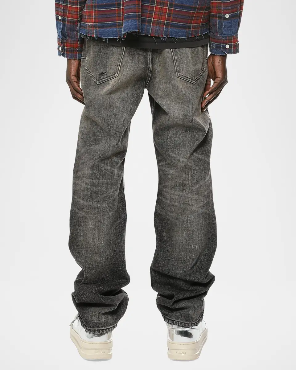 PURPLE Spliced Plaid Flannel Shirt | Thumbnail 2